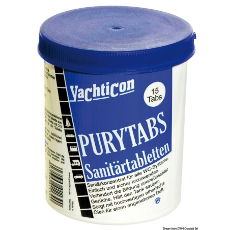 Pastilles WC YACHTICON Pury Tabs | EAN 8033137216282 Ref 50.209.54