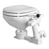 
WC manuel compact siège en bois 

