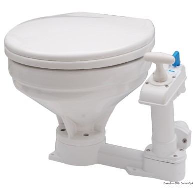 WC manuel couvette grande plastique | EAN 8033137051135 Ref 50.206.25