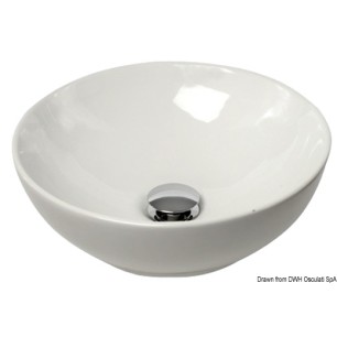 Evier demi-ronde céramique sur plan travail Ø410mm | EAN 8033137008788 Ref 50.188.99