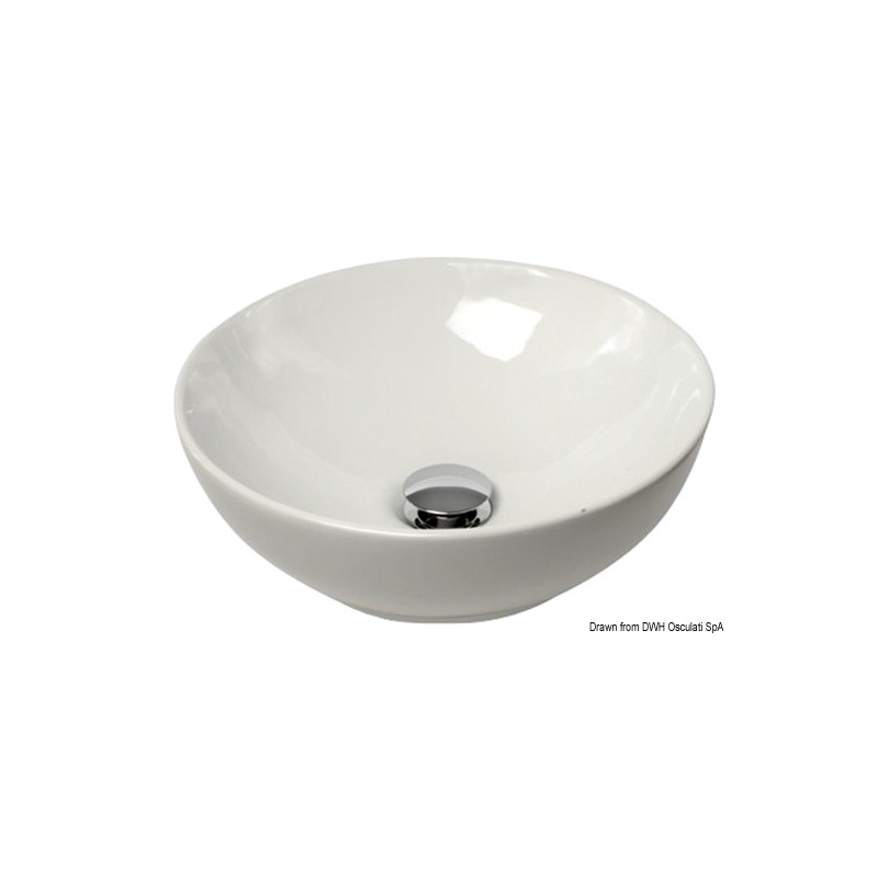 Evier demi-ronde céramique sur plan travail Ø410mm
Evier demi-ronde céramique sur plan travail Ø410mm