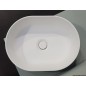 
Evier  poser semi oval Ocritech blanc 350x260 mm 
