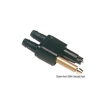 Branchement mâle MERCURY/MARINER double embout | EAN 8033137160509 Ref 52.805.58