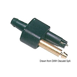 Branchement mâle MERCURY/MARINER + embout | EAN 8033137160493 Ref 52.805.57