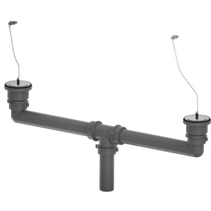 Kit bondes + bouchon chaine+ tuyaux vidange | EAN 8033137216206 Ref 50.185.40