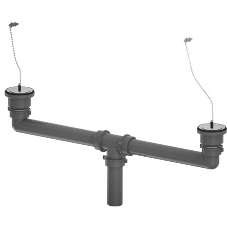 Kit bondes + bouchon chaine+ tuyaux vidange | EAN 8033137216206 Ref 50.185.40