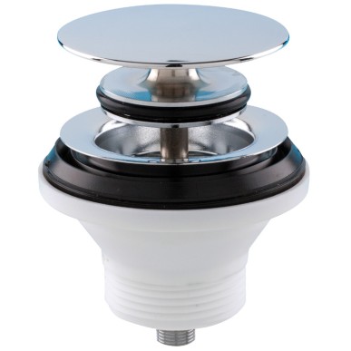 Bonde + bouchon champignon chromé 1"1/4 | EAN 8033137216190 Ref 50.185.06