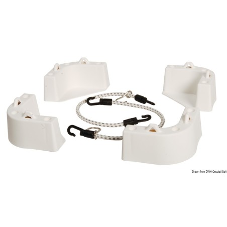 Kit fixation universel + 4 angles p. glacières | EAN 8033137152788 Ref 50.156.12