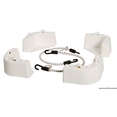 Kit fixation universel + 4 angles p. glacières | EAN 8033137152788 Ref 50.156.12
