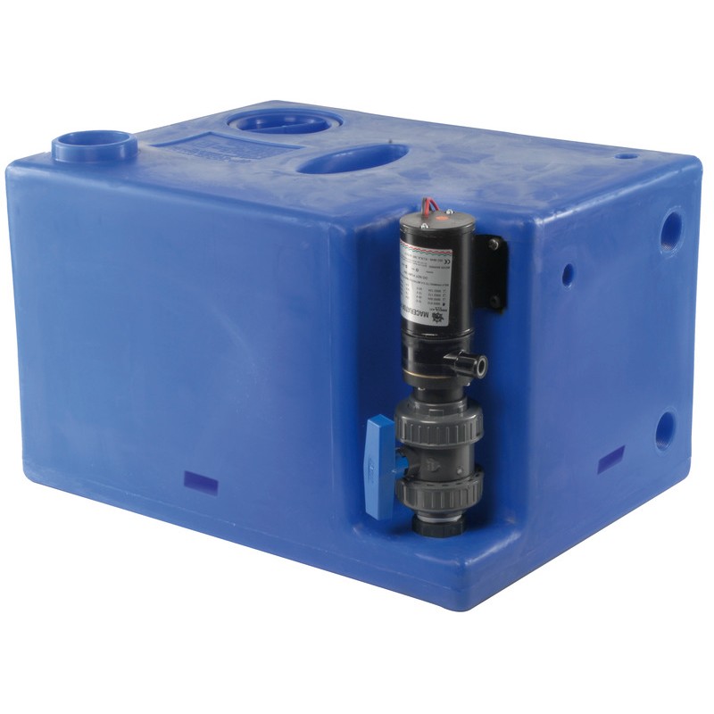 Réservoir eaux usées avec broyer 24 V 112 l
Réservoir eaux usées avec broyer 24 V 112 l
