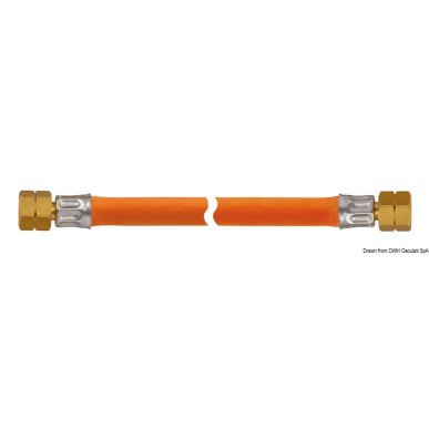 Tube G 1/4 LH x G 1/4 LH x 800 mm | EAN 8033137152429 Ref 50.013.52