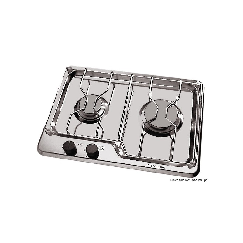 
Plan cuisson 2 feux Techimpex 
