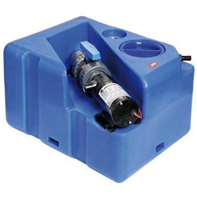 Réservoir eaux usées + broyer horizontal 40 l 12 V | EAN 8033137013126 Ref 50.147.50