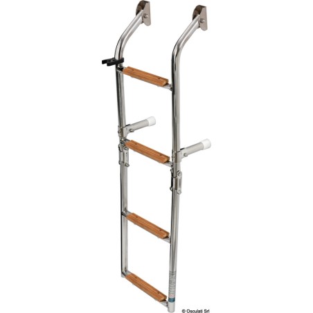 Echelle AISI316/iroko 4 marches | EAN 8033137152184 Ref 49.566.04