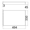 
Echelle escamotable standard AISI316 4 marches 
