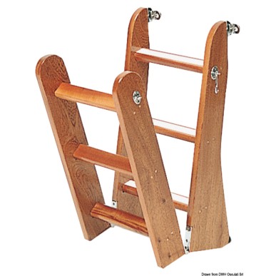 Echelle acajou 4 marches | EAN 8033137151620 Ref 49.531.04