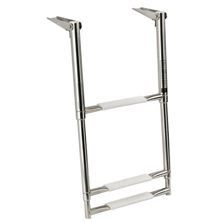 Echelle télescopique large AISI316 3 marches | EAN 8033137151699 Ref 49.540.03
