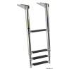 
Echelle télescop. standard AISI316 noir 4 marches 
