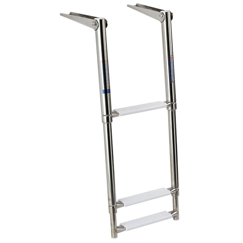 
Echelle télescopique standard AISI316 3 marches 
