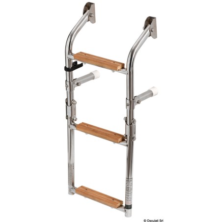 Echelle AISI316/iroko 3 marches | EAN 8033137152177 Ref 49.566.03
