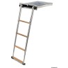 
Echelle escamotable teck Top Line 4 marches 
