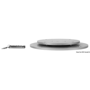 Pied table rétractable 2 étapes 12 V pivotant 90+ | EAN 8033137216008 Ref 48.745.12