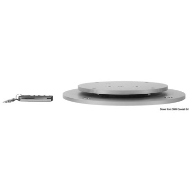 Pied table rétractable 2 étapes 12 V pivotant 90+ | EAN 8033137216008 Ref 48.745.12