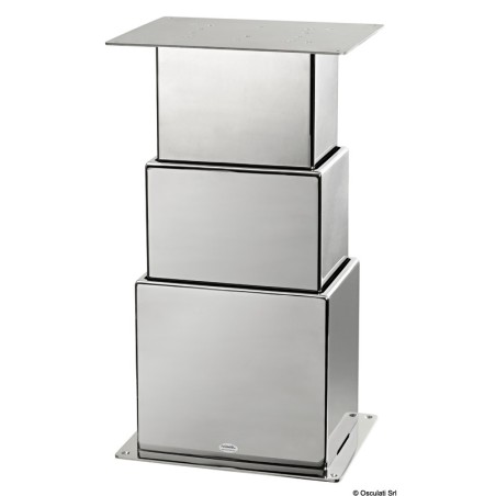 Pied table électrique SQUARE 2/3 stades 24V 15mm/s | EAN 8033137151392 Ref 48.743.24