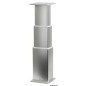 
Pied table rectang. aluminium anodisé 3 stades 24V 

