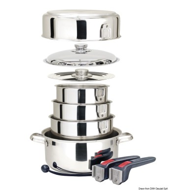 Casseroles empilables intérieur céramique | EAN 88379113699 Ref 48.700.02