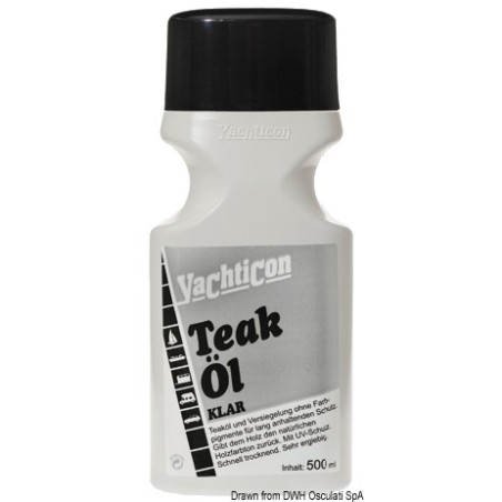 YACHTICON Teak Oil Classic 500 ml | EAN 4031396007379 Ref 65.800.04