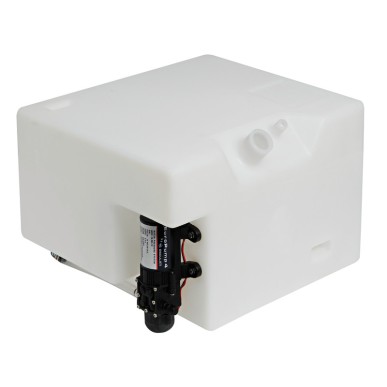 Réservoir en Polyéthylène 31 Litres avec groupe d'eau 12V - Pompe Europump 4 - Osculati 52.194.21
