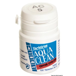 YACHTICON Aqua Clean 100 pastilles | EAN 8033137157288 Ref 52.193.02