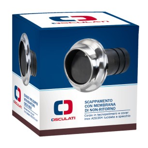 Sortie échappement technopolymère+ inox 45mm | EAN 8033137064500 Ref 51.386.02