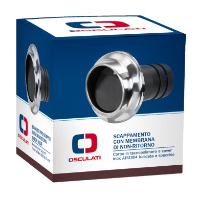 Sortie échappement technopolymère+ inox 60mm | EAN 8033137064524 Ref 51.386.04