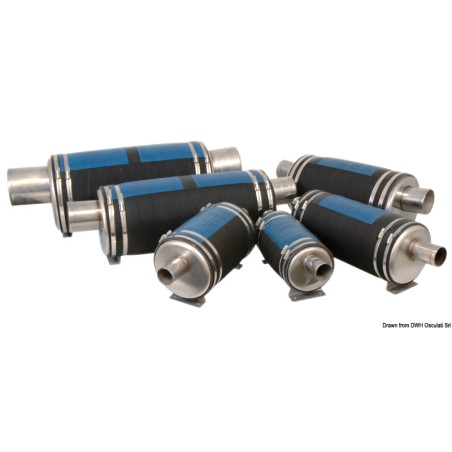 Silencieux d'échappement Ø 76 mm | EAN 8033137217036 Ref 51.390.09