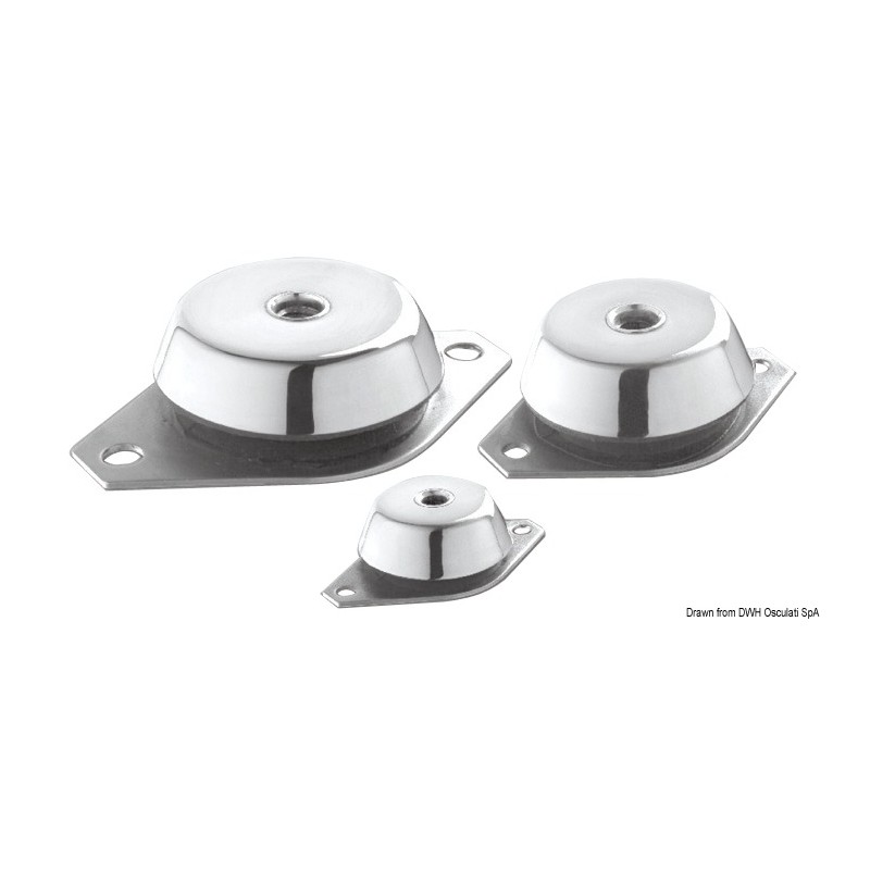 
Support antivibration acier galvanisé 100 kg 
