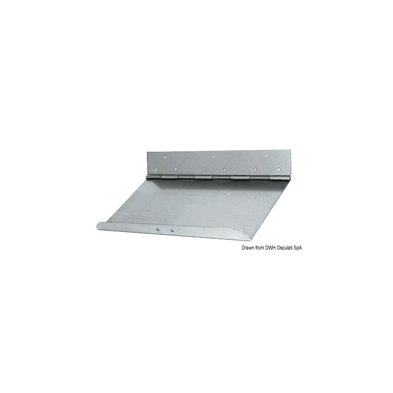 
Paire de flaps inox 30x23cm 
