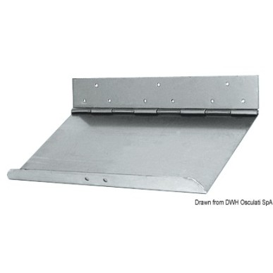 Paire de flaps inox 75x23cm | EAN 8033137155475 Ref 51.134.04