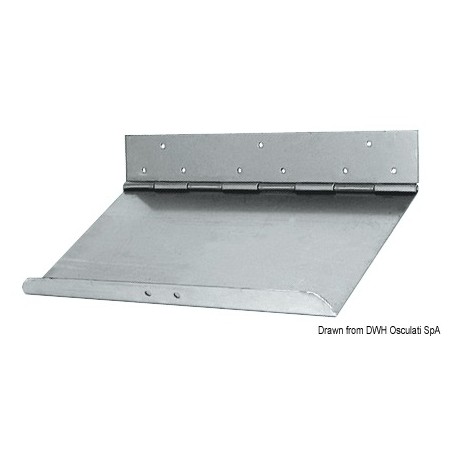 Paire de flaps inox 55x23cm | EAN 8033137155468 Ref 51.134.03