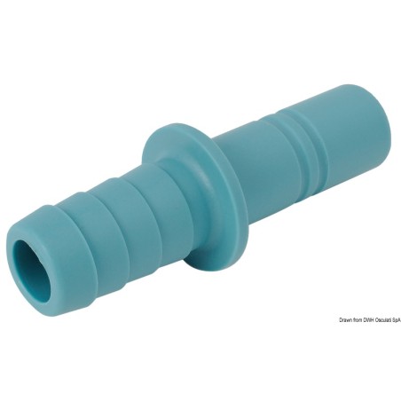 Raccord cylindrique droit p. tuyau flexible 16 mm | EAN 8033137104862 Ref 17.815.97