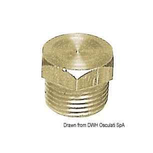 Bouchon fileté mâle 1/4" | EAN 8033137098802 Ref 17.223.00