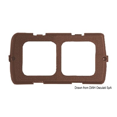 Kit montage double marron | EAN 8033137091889 Ref 14.668.02