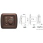 
Kit pour montage simple marron 
