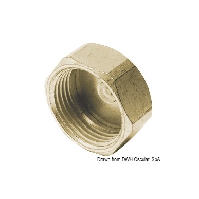 Bouchon fileté femelle 3/8" | EAN 8033137098734 Ref 17.222.01