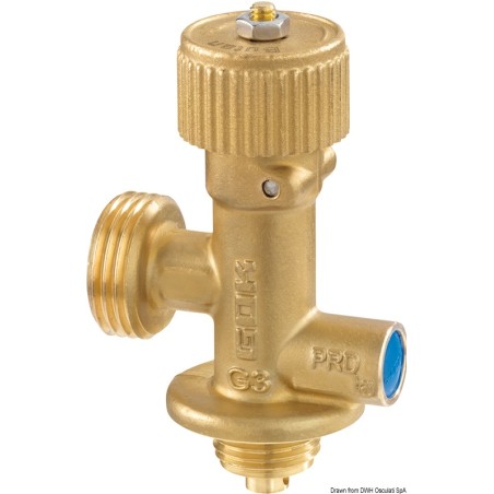 Robinet p. bombonne de gaz | EAN 8033137152276 Ref 50.013.10