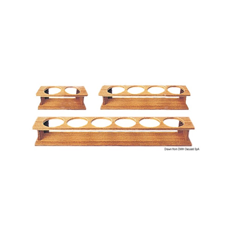
Range-verres teck 275x87x90 mm 
