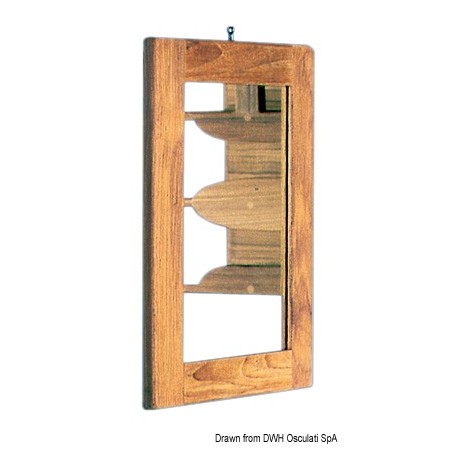 Miroir p. toilettes teck 275x375 mm | EAN 8033137174087 Ref 71.605.74