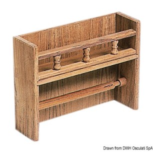 Porte-essuie tout teck 327x90x250 mm | EAN 8719497020799 Ref 71.602.66