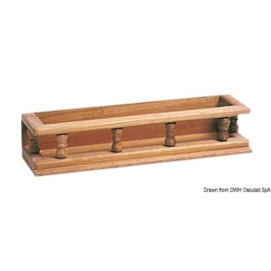 Range-pots teck 350x65x90 mm | EAN 8033137173882 Ref 71.602.07